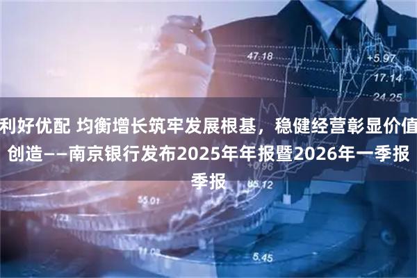 利好优配 均衡增长筑牢发展根基，稳健经营彰显价值创造——南京银行发布2025年年报暨2026年一季报